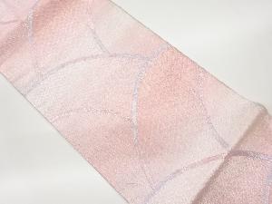 リサイクル　検美佐賀錦曲線模様織出し袋帯